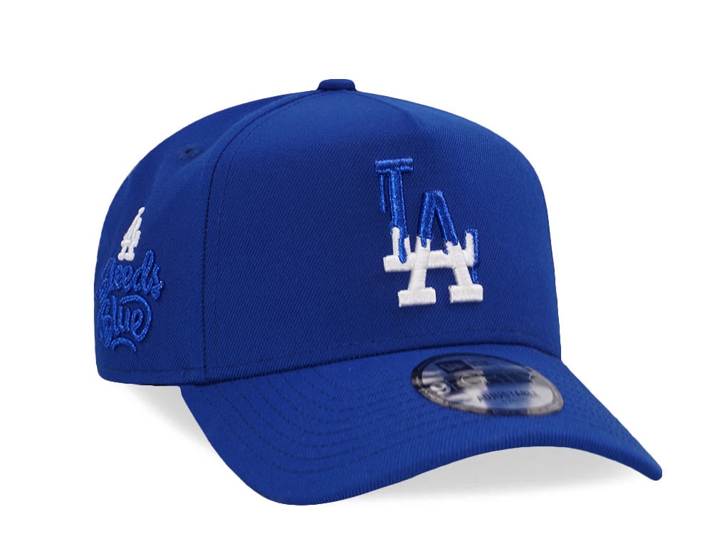New Era Los Angeles Dodgers Blue Bleeds Blue Prime Edition 9Forty A Frame Snapback Gorra