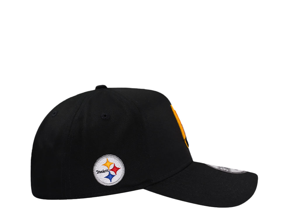 New Era Pittsburgh Steelers City Originals Black 9Forty A Frame Snapback Gorra