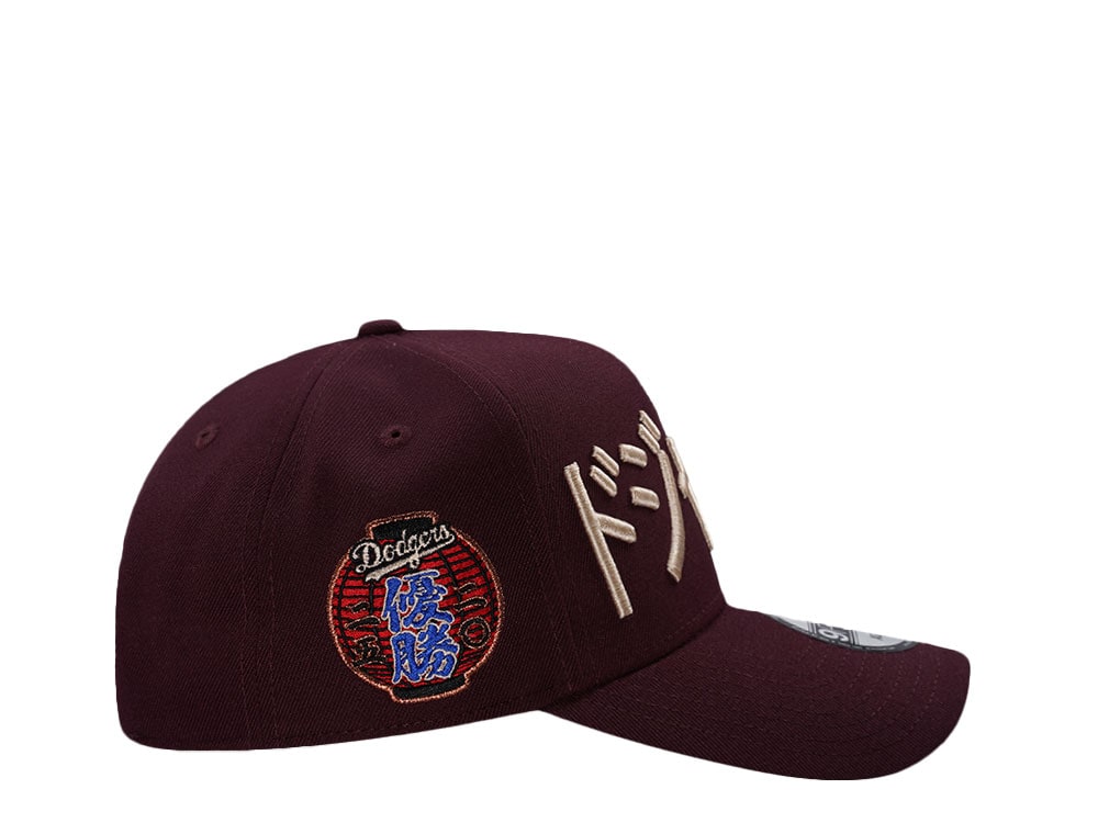 New Era Los Angeles Dodgers World Series 2026 Maroon Prime Edition 9Forty A Frame Snapback Gorra