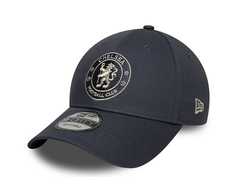 New Era Chelsea Fc Lion Seasonal Gray 9Forty Snapback Gorra