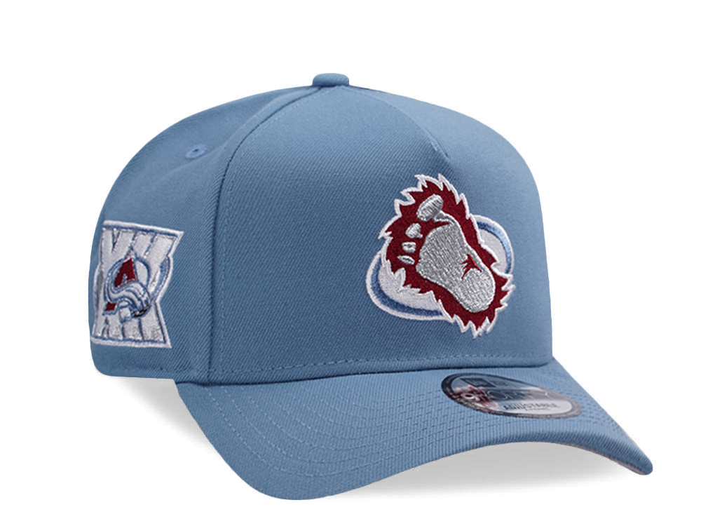 New Era Colorado Avalanche 30th Anniversary Faded Blue Prime Edition 9Forty A Frame Snapback Gorra