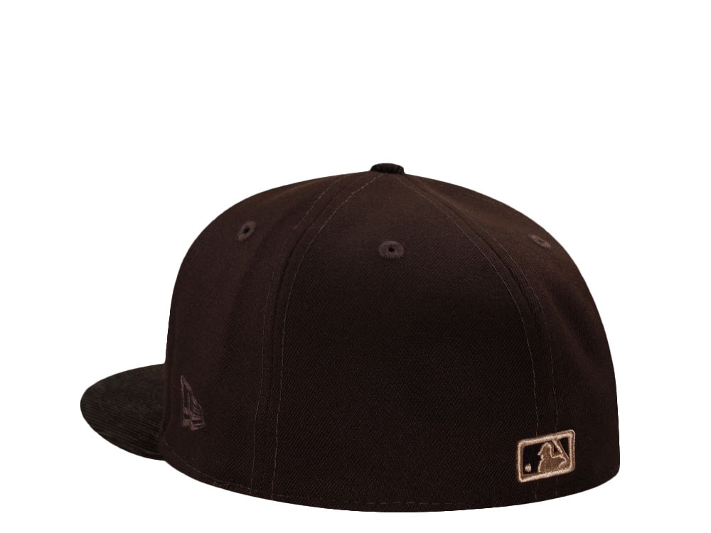 New Era Atlanta Braves Walnut Corduroy Two Tone Edition 59Fifty Fitted Gorra