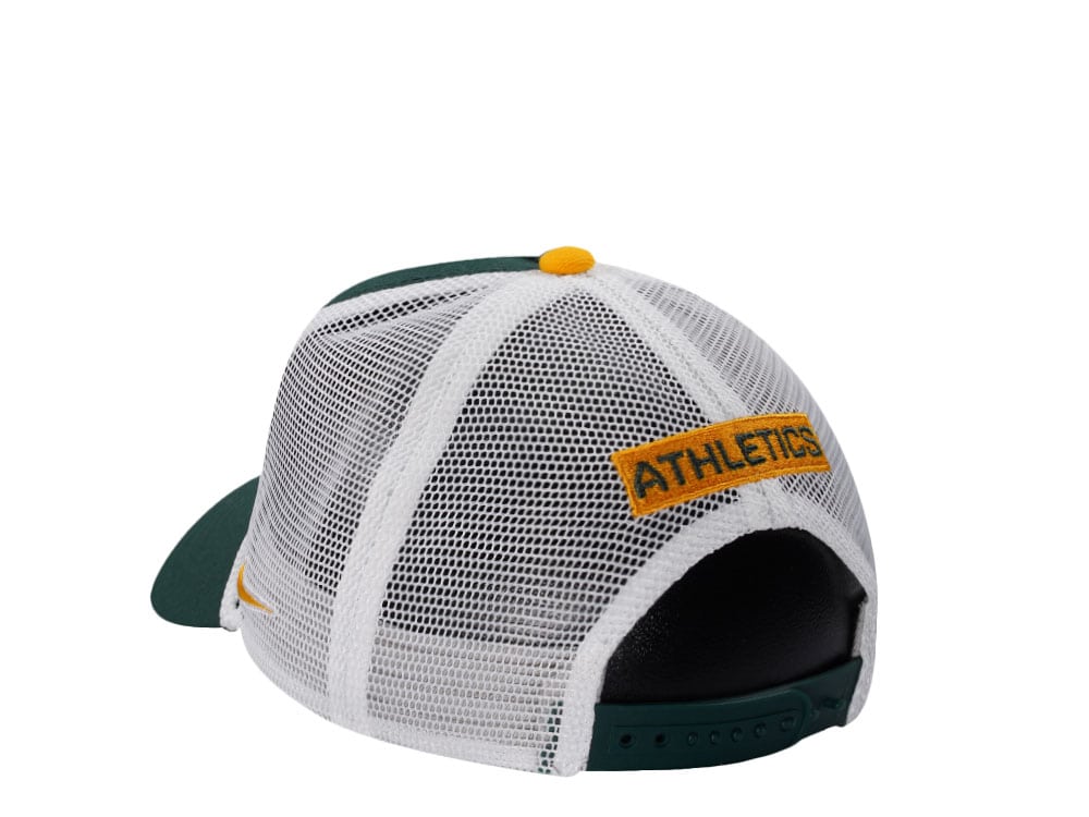 Nike Oakland Athletics Primetime Dri-Fit Rise Green Edition Trucker Snapback Gorra