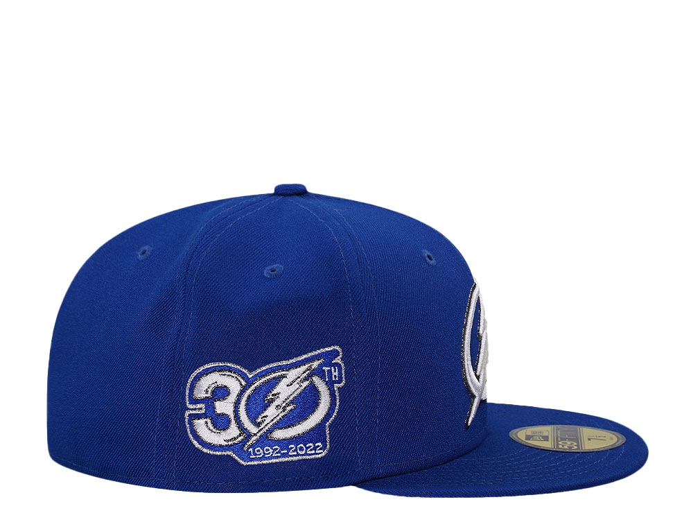 New Era Tampa Bay Lightning 30th Anniversary Royal Prime Edition 59Fifty Fitted Gorra