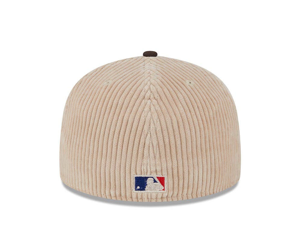 New Era Atlanta Braves 40th Anniversary Fall Cord Khaki 59Fifty Fitted Gorra