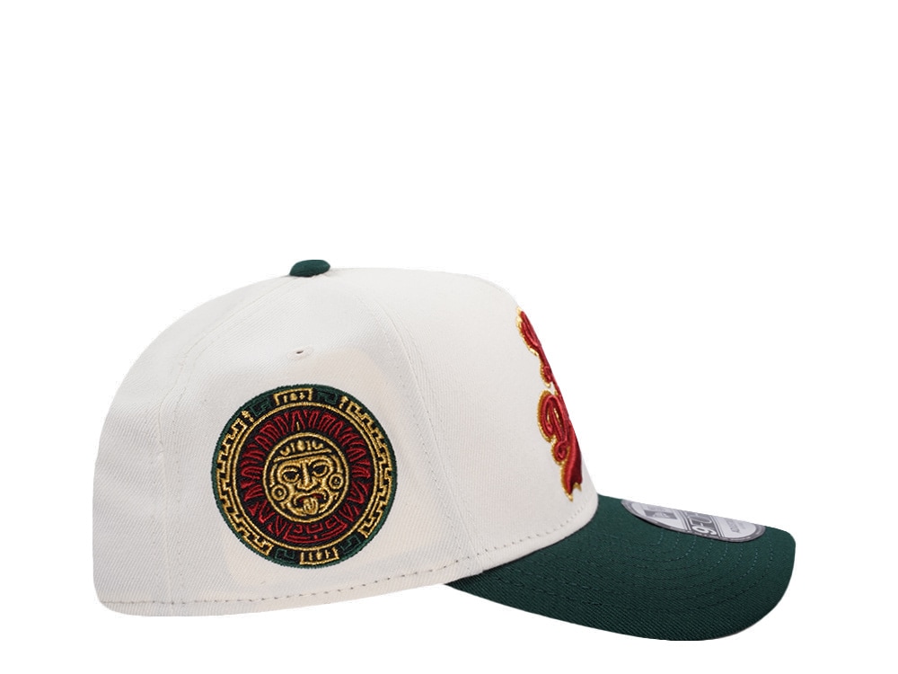 New Era Los Angeles Dodgers Script Chrome Two Tone Edition 9Forty A Frame Snapback Gorra