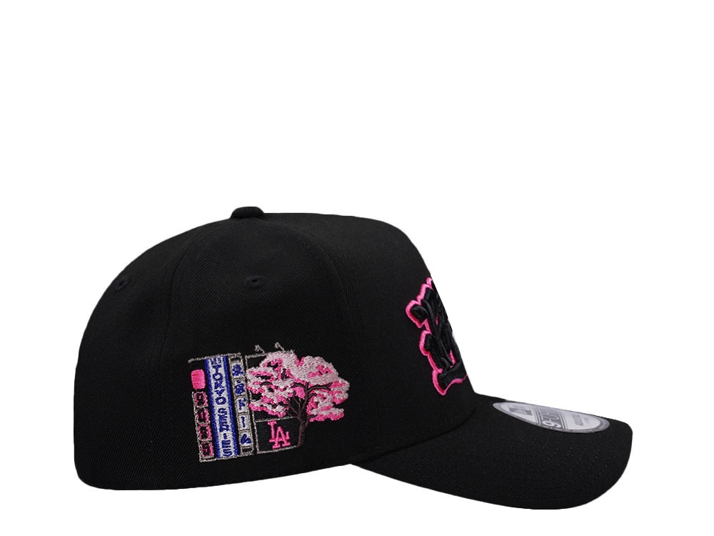 New Era Los Angeles Dodgers Tokyo Series Black Prime Edition 9Forty A Frame Snapback Gorra