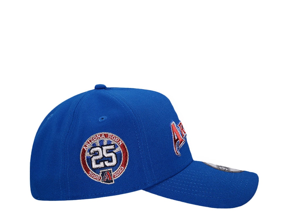 New Era Arizona Diamondbacks 25th Anniversary Blue Edition 9Forty A Frame Snapback Gorra