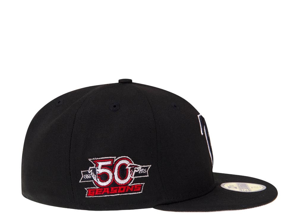 New Era Atlanta Falcons 50 Seasons Black Classic Prime Edition 59Fifty Fitted Gorra