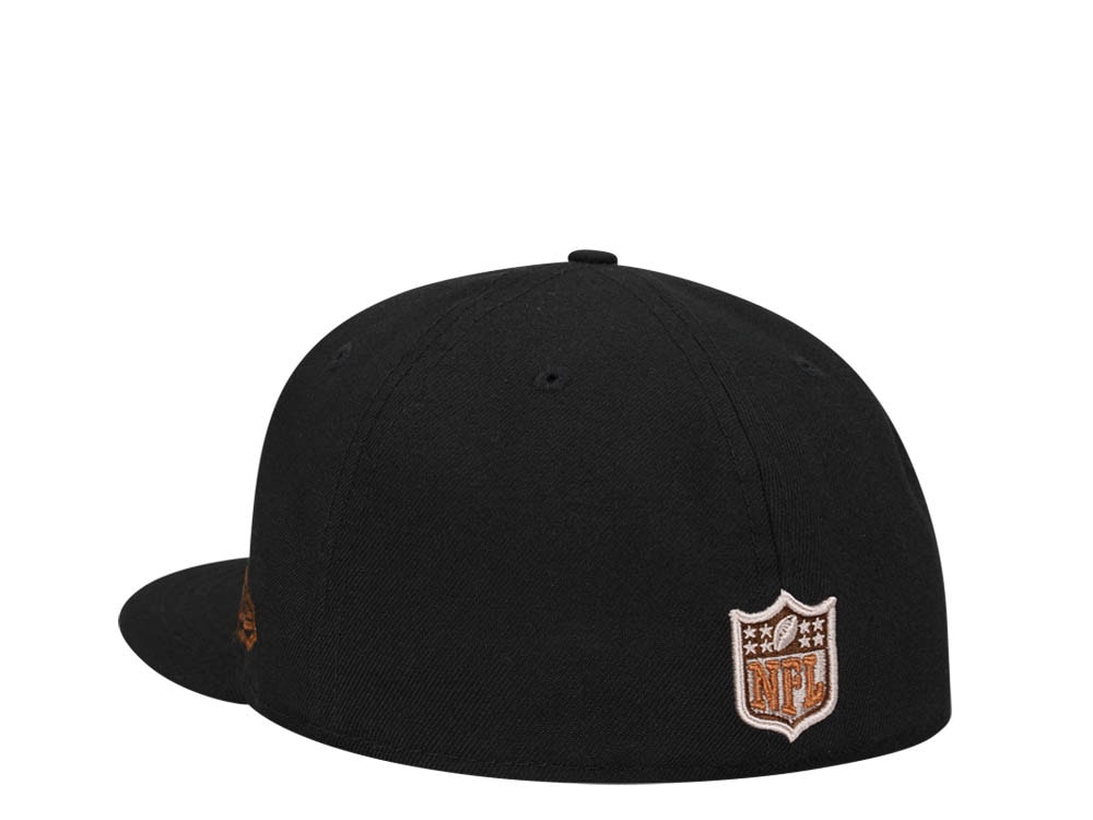 New Era Buffalo Bills 50th Anniversary Black Brown Edition 59Fifty Fitted Gorra
