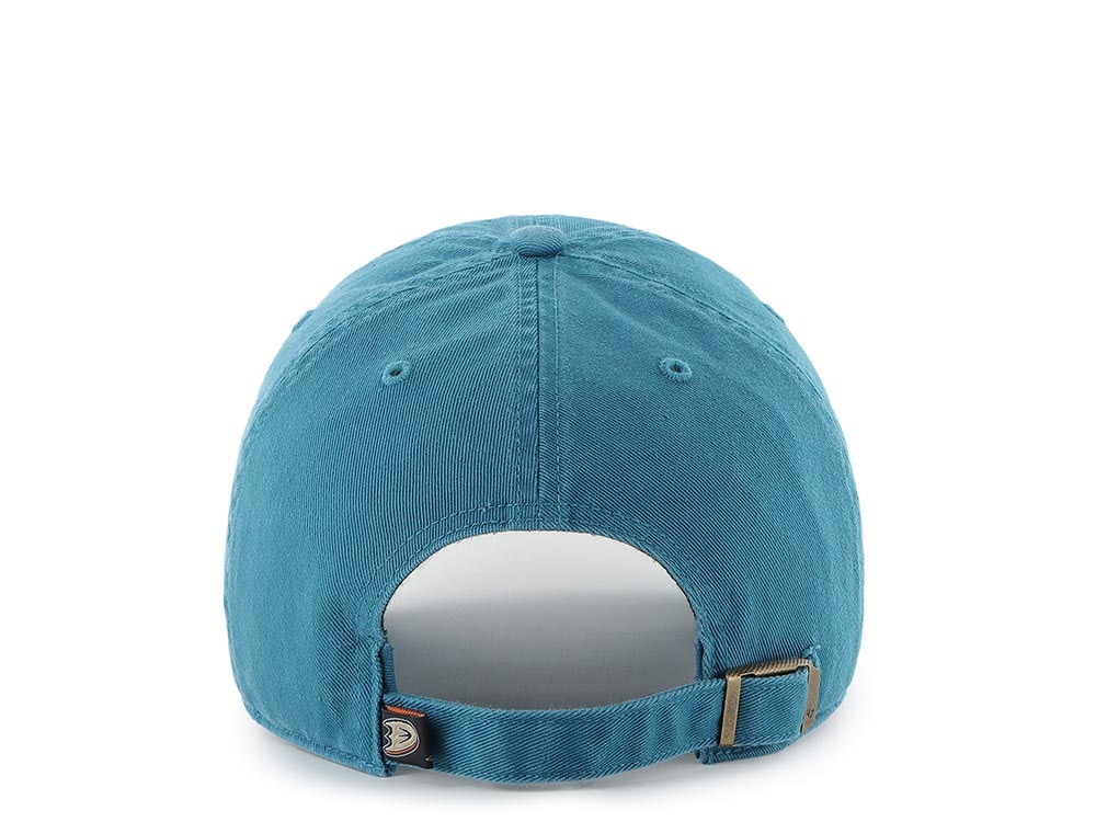 47Brand Anaheim Ducks Teal Clean up Strapback Gorra