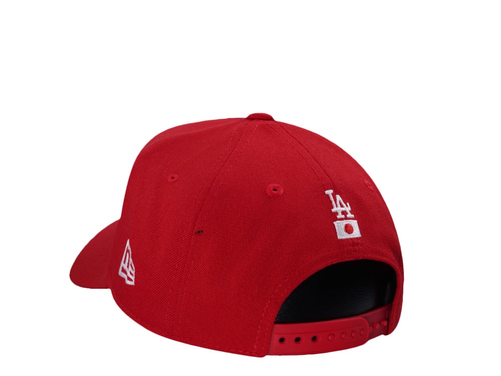 New Era Los Angeles Dodgers Kanji 50 50 Season Ohtani Red Prime Edition 9Forty A Frame Snapback Gorra