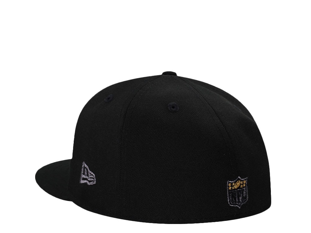 New Era Arizona Cardinals Super Bowl XLIII Metallic Black Prime Edition 59Fifty Fitted Gorra