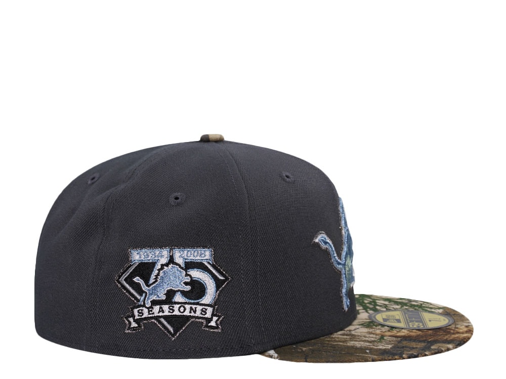New Era Detroit Lions 75 Seasons Team Realtree Prime Edition 59Fifty Fitted Gorra