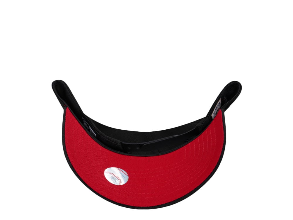 New Era Los Angeles Dodgers World Series Black Red Edition 9Forty A Frame Snapback Gorra