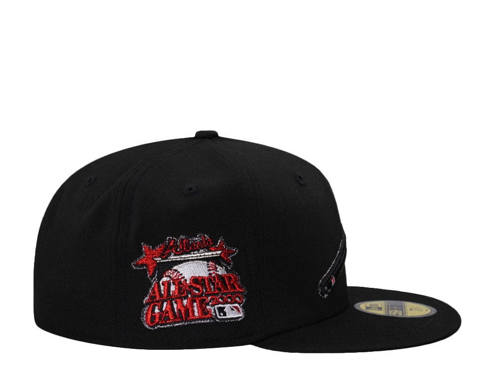 New Era Atlanta Braves Titanium Red Metallic Edition 59Fifty Fitted Gorra
