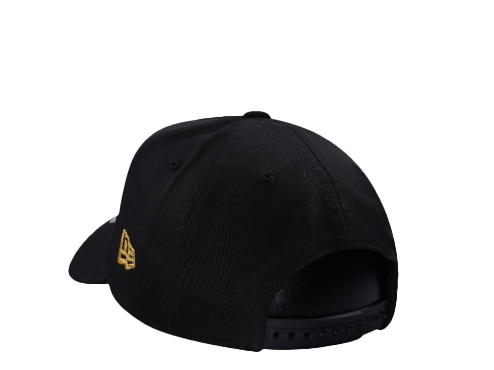 New Era San Francisco 49ers Black Gold Edition 9Forty A Frame Snapback Gorra
