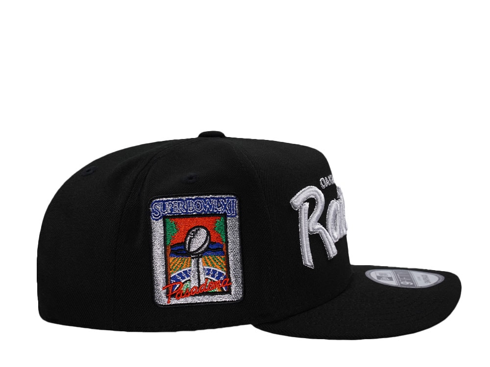 New Era Las Vegas Raiders Super Bowl XI Black Prime Edition 9Fifty A Frame Snapback Gorra