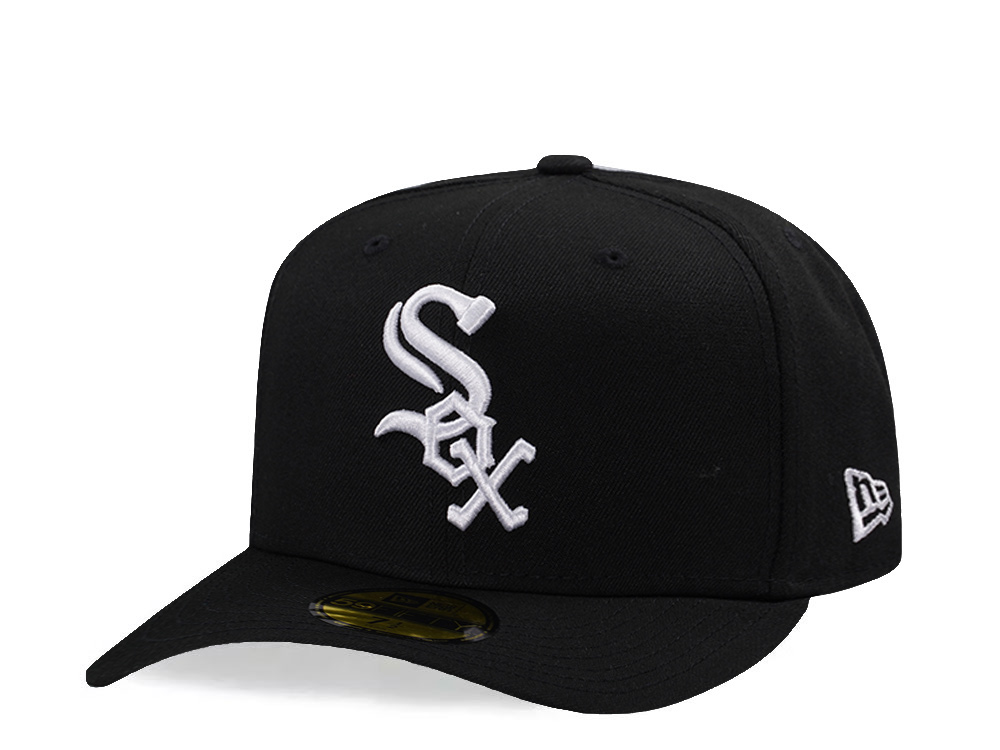 New Era Chicago White Sox Black Prime Edition 59Fifty Pre Curved Fitted Gorra