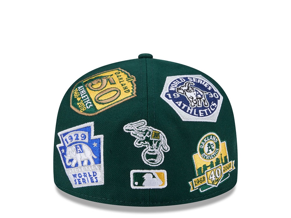 New Era Oakland Athletics All Over Green Edition 59Fifty Fitted Gorra