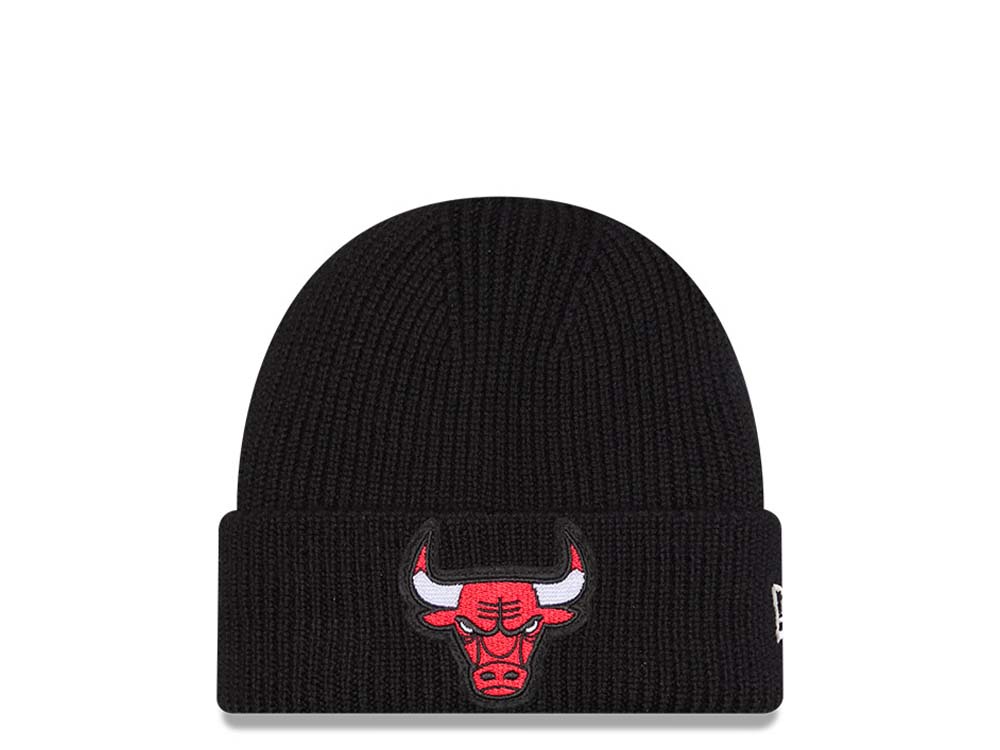 New Era Chicago Bulls Skull Knit Black Gorro