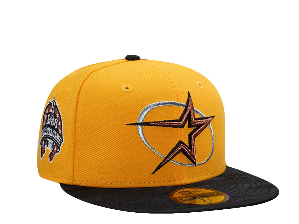 New Era Houston Astros All Star Game 1986 Gold Two Tone Edition 59Fifty Fitted Gorra