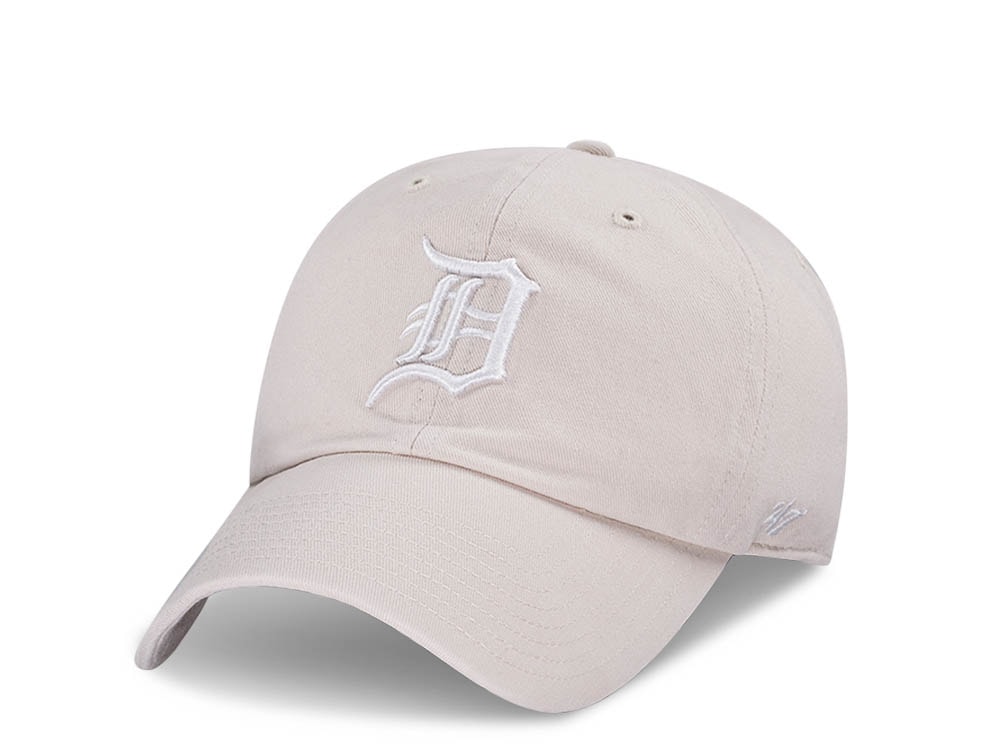 47Brand Detroit Tigers Bone Clean Up Strapback Gorra