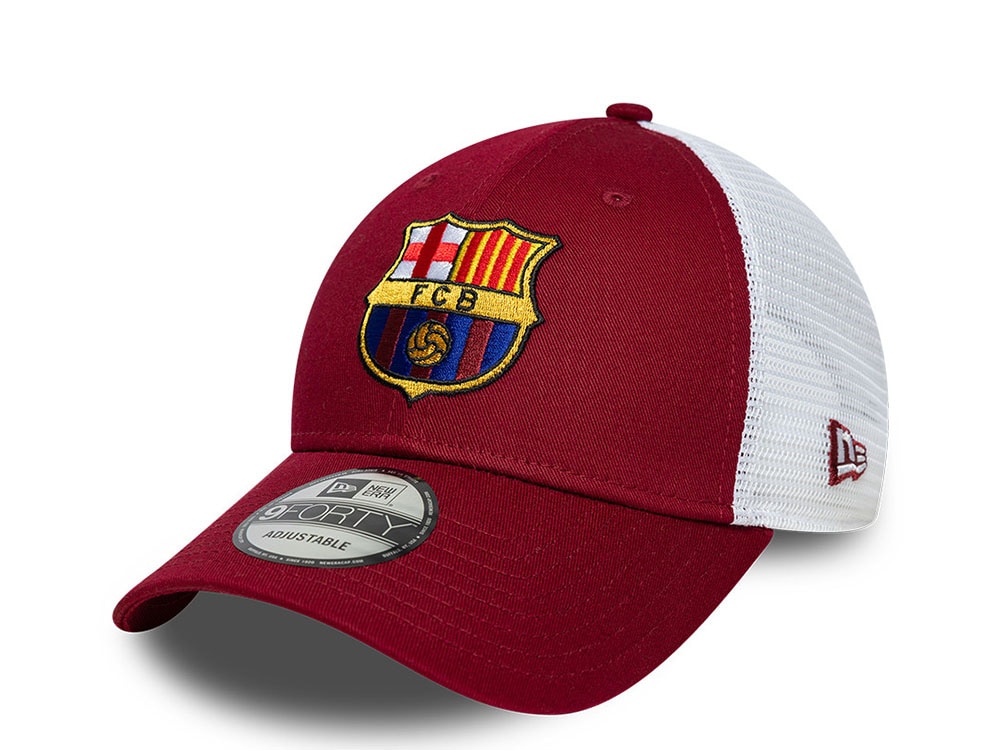 New Era Barcelona Fc The League 9Forty Trucker Strapback Gorra