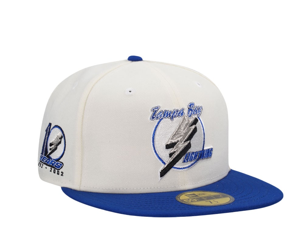 New Era Tampa Bay Lightning 10th Anniversary Chrome Two Tone Edition 59Fifty Fitted Gorra