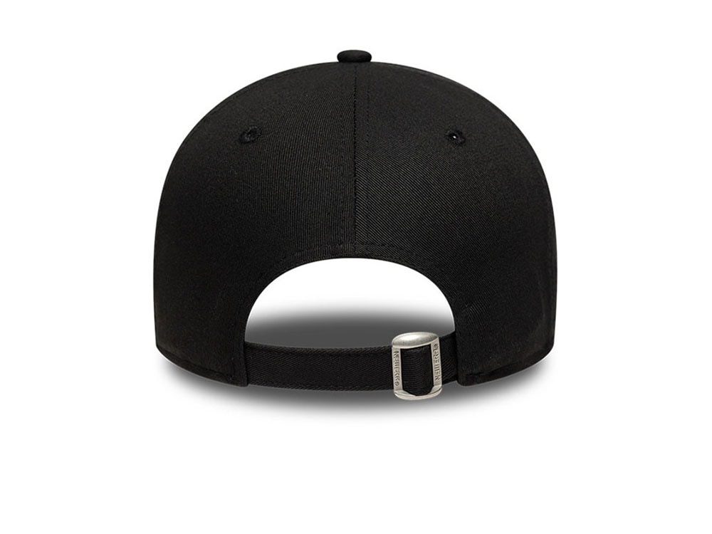 New Era Atlanta Braves Faux Pony Infill Black 9Forty Strapback Gorra