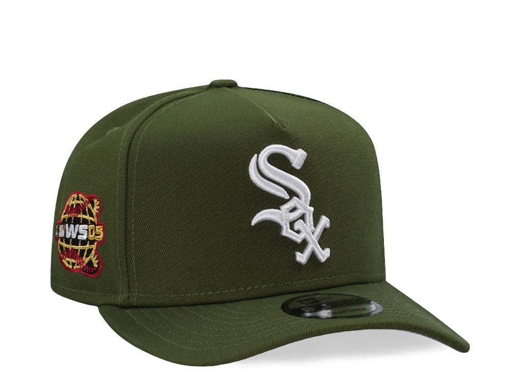 New Era Chicago White Sox World Series 2005 Rifle Green Edition 9Fifty A Frame Snapback Gorra
