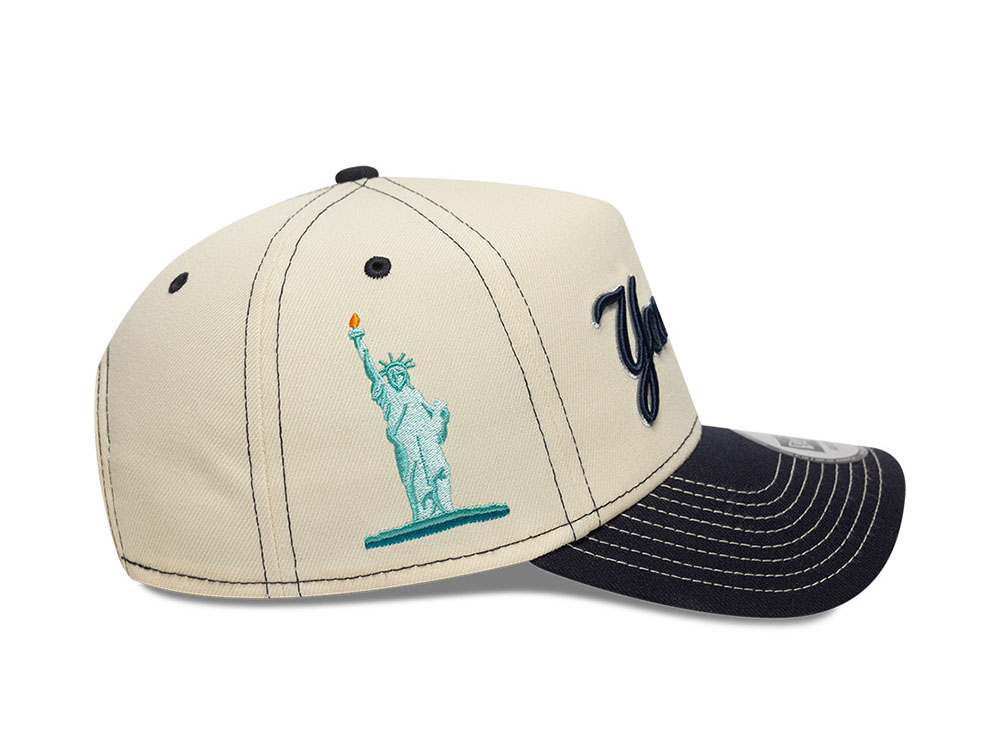 New Era New York Yankees City Icon 9Forty E Frame Snapback Gorra