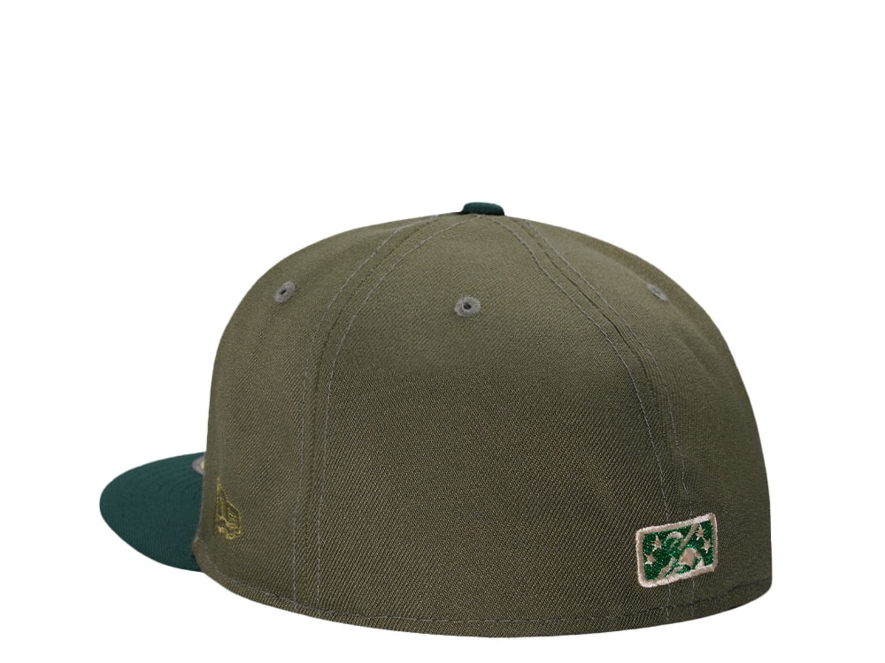 New Era Rancho Cucamonga Quakes All Star Game 2015 Sneaky Olive Two Tone Edition 59Fifty Fitted Gorra