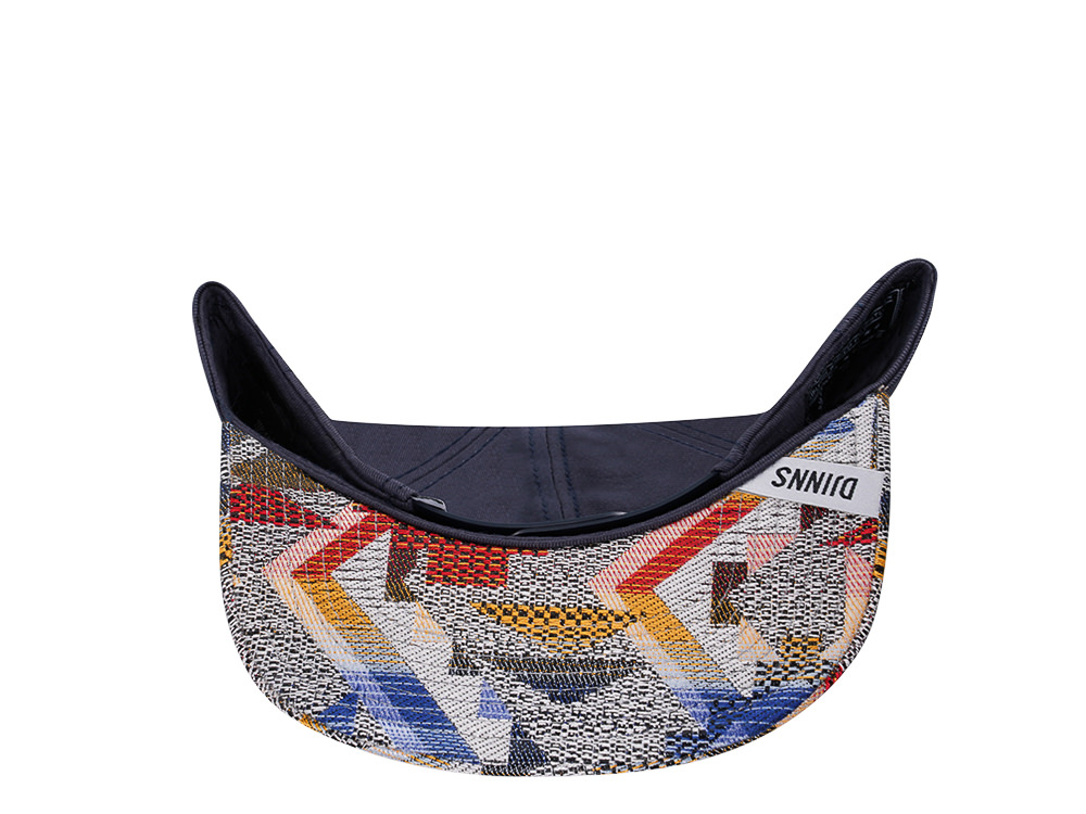 Djinns Aztek Navy Snapback Gorra