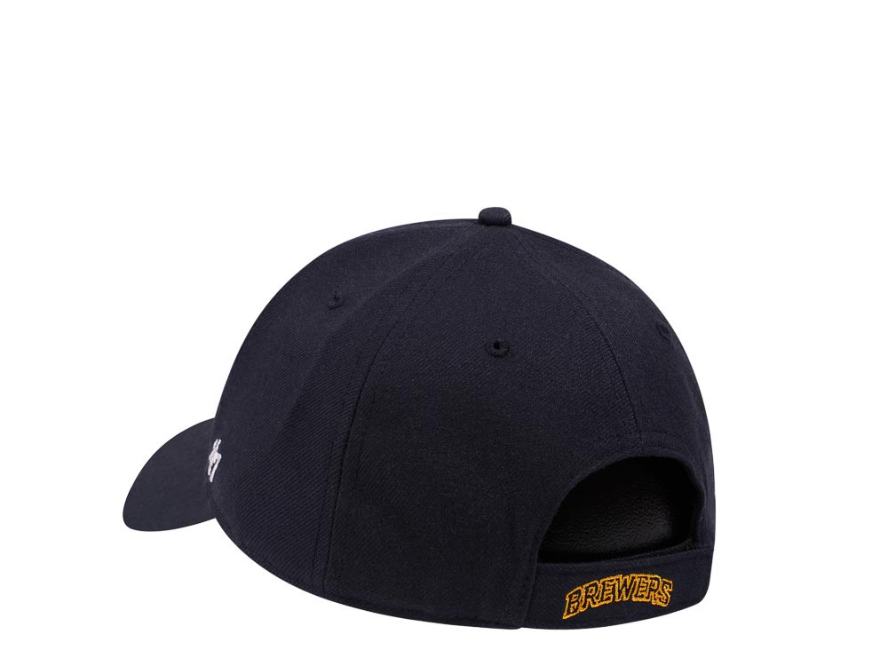 47Brand Milwaukee Brewers Classic Navy Strapback Gorra