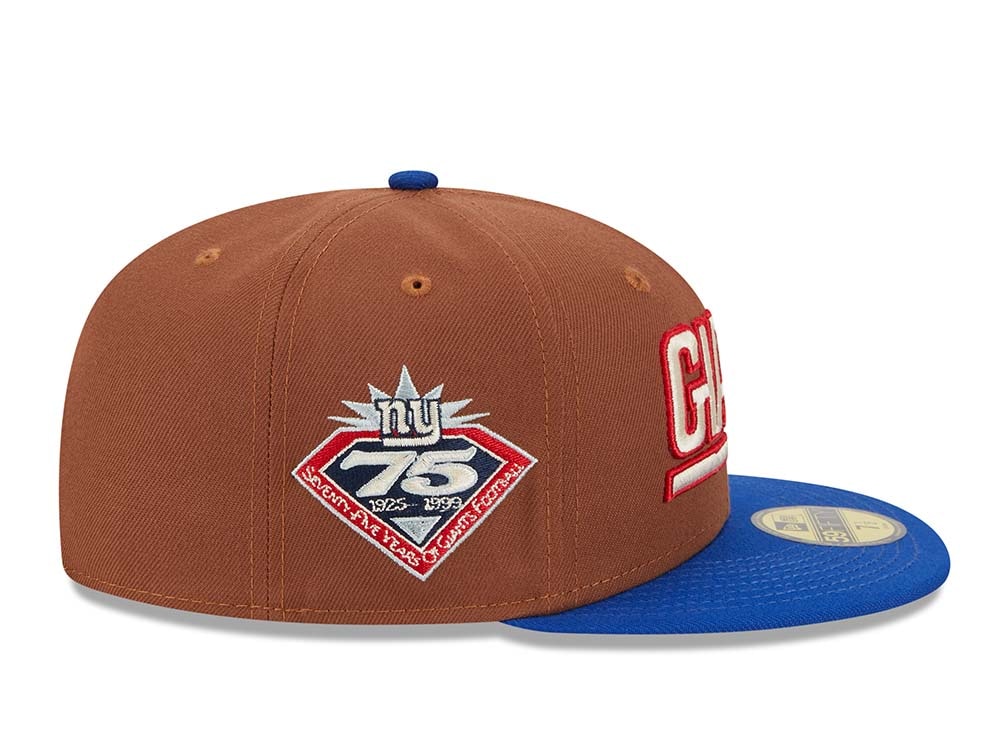New Era New York Giants 75th Anniversary Harvest Two Tone Edition 59Fifty Fitted Gorra