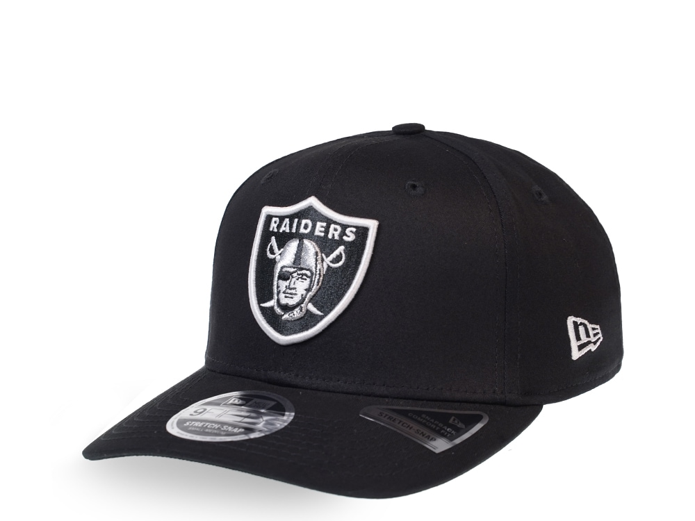 New Era Oakland Raiders Black 9Fifty Stretch Snapback Gorra