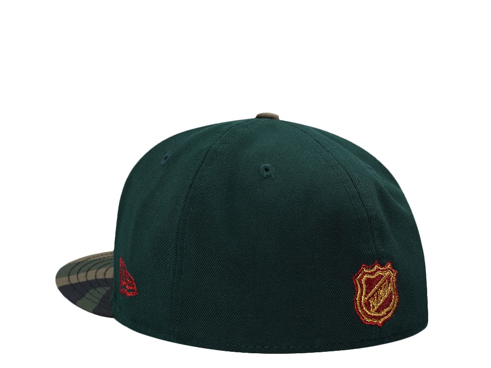 New Era Calgary Flames 20th Anniversary Forest Camo Prime Edition 59Fifty Fitted Gorra