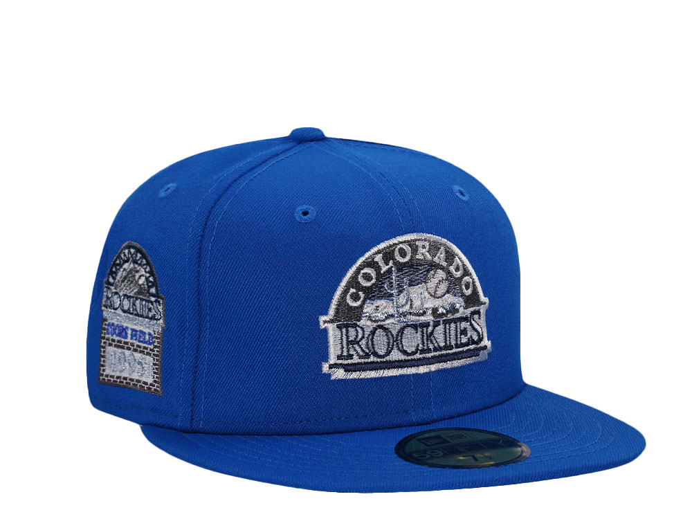 New Era Colorado Rockies Coors Field 1995 Azure Edition 59Fifty Fitted Gorra