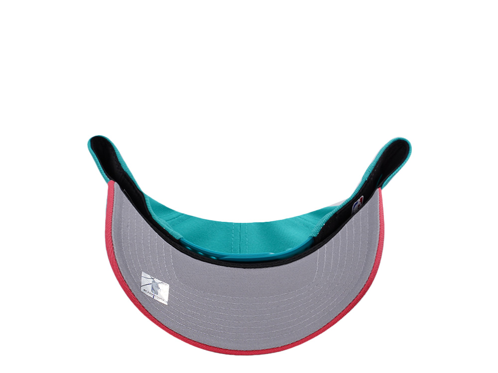 New Era Miami Heat Coral Two Tone Edition 9Forty A Frame Snapback Gorra