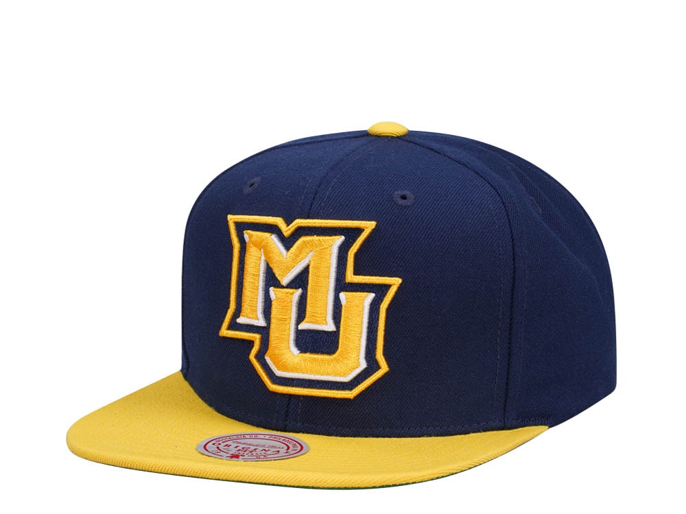 Mitchell & Ness  Marquette University Team Two Tone 2.0 Throwback Edition Snapback Gorra