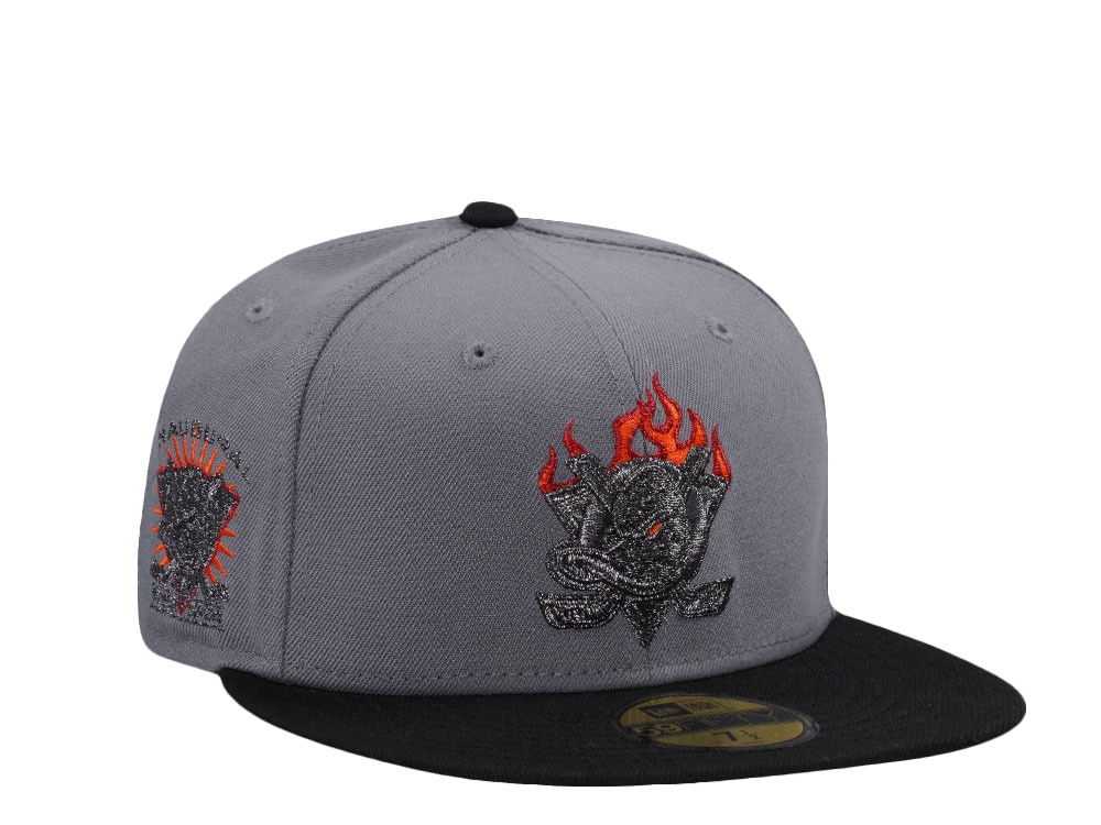 New Era Anaheim Ducks Inaugural Season Metallic Fade Two Tone Edition 59Fifty Fitted Gorra