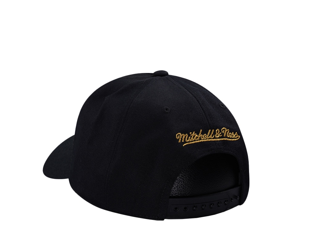 Mitchell & Ness Los Angeles Lakers Black Gold Edition Pro Pinch Fit Snapback Gorra