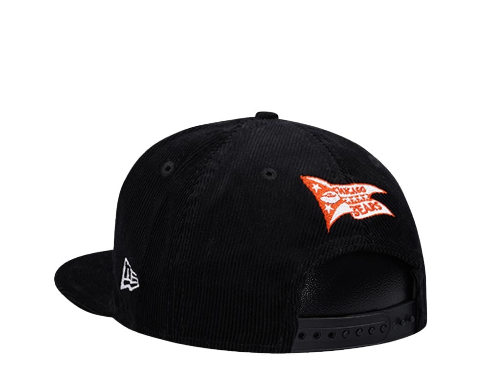 New Era Chicago Bears Black Corduroy Edition 9Fifty Snapback Gorra