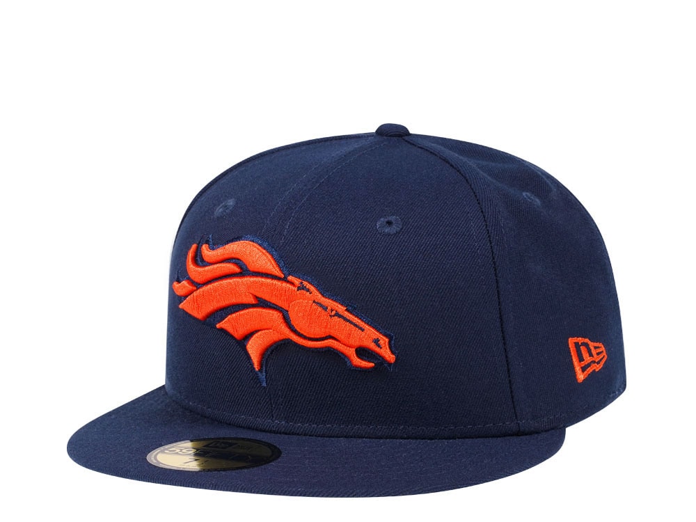 New Era Denver Broncos Blue and Orange Edition 59Fifty Fitted Gorra