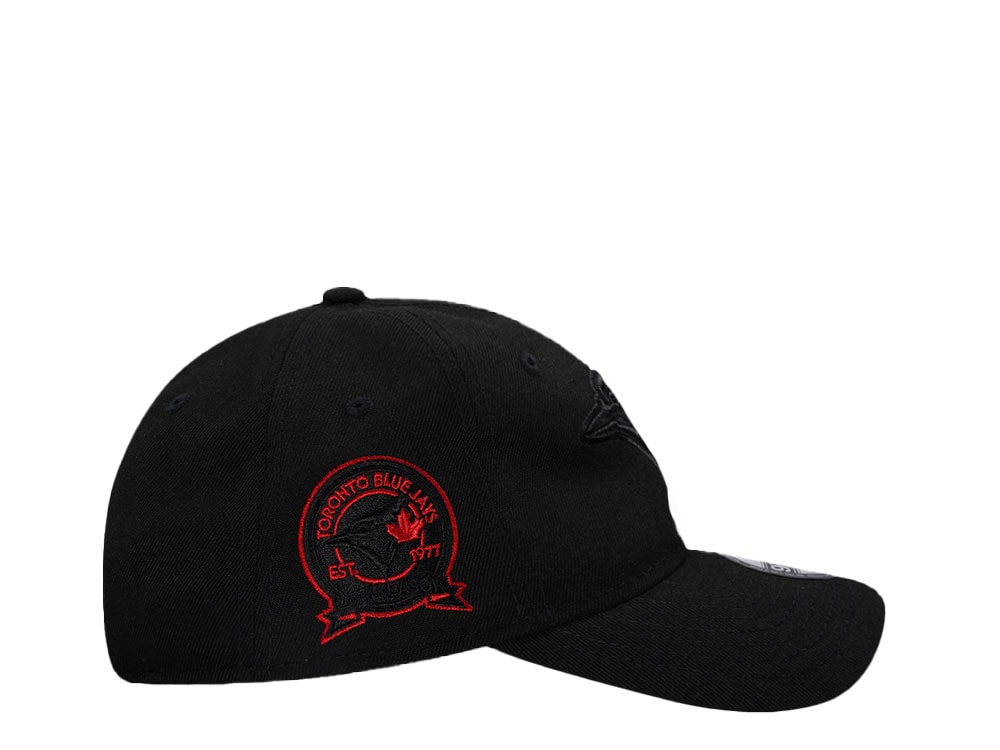 New Era Toronto Blue Jays Black Red Edition 9Twenty Strapback Gorra