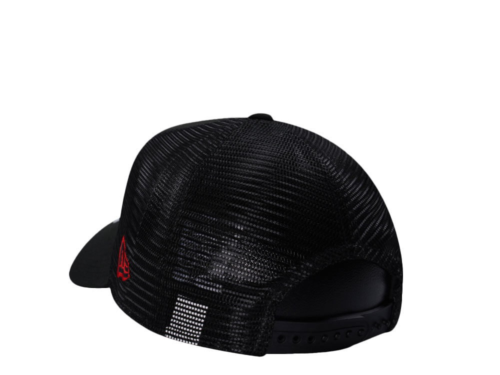 New Era Detroit Tigers Black And Red Edition 9Forty A Frame Trucker Snapback Gorra