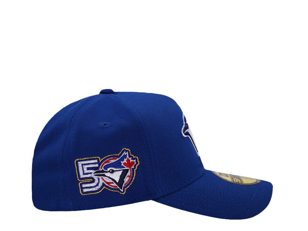 New Era Toronto Blue Jays 50th Anniversary Royal Blue Prime Edition 59Forty A Frame Fitted Gorra