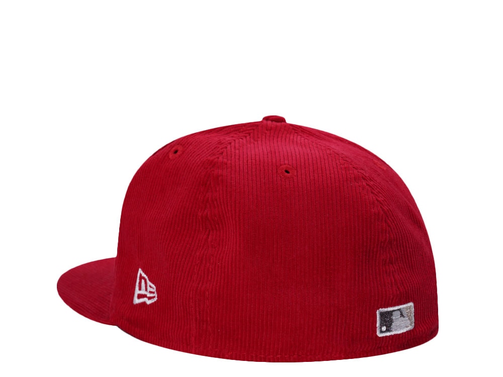 New Era Houston Astros Spacecity Red Corduroy Prime Edition 59Fifty Fitted Gorra
