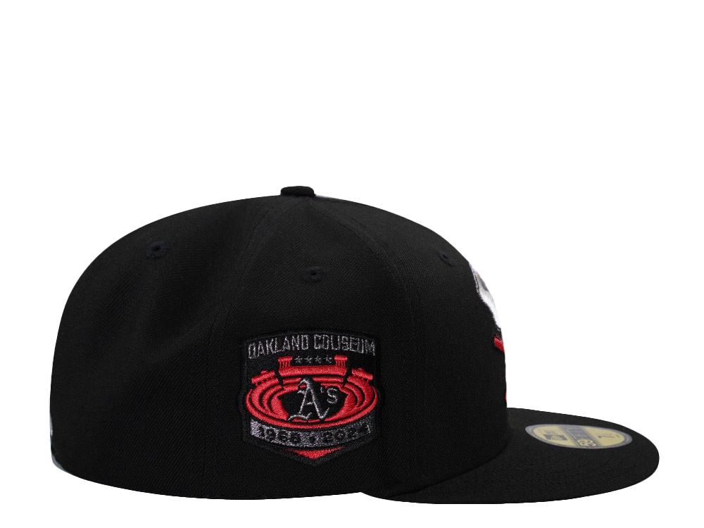 New Era Oakland Athletics Coliseum Black Prime Edition 59Fifty Fitted Gorra